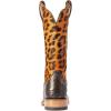 imageAriat Womens Donatella Western BootBrushed Chocolate Caiman Belly