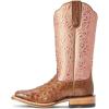 imageAriat Womens Donatella Western BootDistressed Chocolate Full Quil
