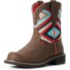 Twill Dark Barley/Pastel Aztec Print