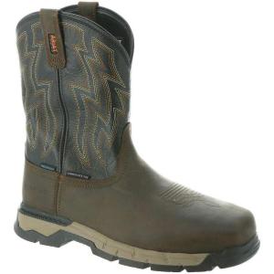 imageARIAT Mens Rebar Flex Western Waterproof Work BootDark Brown