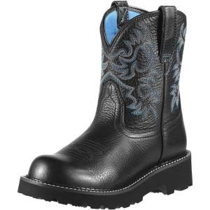 imageAriat Womens Fatbaby Western BootBlack Deertan