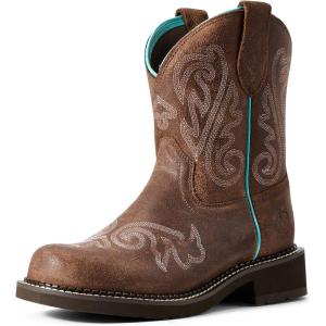 imageAriat Womens Fatbaby Western BootHeavenly Brushed Brown