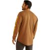imageARIAT Mens Rebar Workman LogoRebar Khaki HeatherRebar Oran