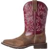 imageAriat Womens Delilah Western BootJavaBurgundy