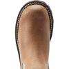 imageAriat Womens Fatbaby Twin Gore Western BootAntique Mocha SuedeAriat Logo Gore