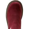 imageAriat Womens Fatbaby Twin Gore Western BootHenhouseBurgundy Suede