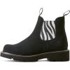 imageAriat Womens Fatbaby Twin Gore Western BootZebra PrintBeduino Black