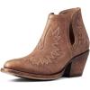 imageARIAT Womens Dixon R Toe Western BootChocolate ChipTurquoise