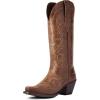 imageAriat Womens Heritage D Toe Stretchfit Western BootChocolate ChipTurquoise
