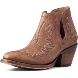 imageARIAT Womens Dixon R Toe Western BootChocolate ChipTurquoise