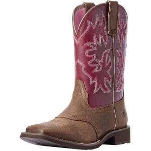 imageAriat Womens Delilah Western BootJavaBurgundy