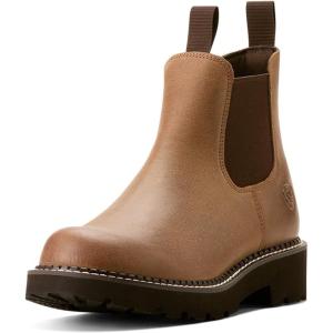 imageAriat Womens Fatbaby Twin Gore Western BootDistressed Natural