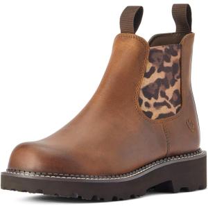 imageAriat Womens Fatbaby Twin Gore Western BootDistressed Tan