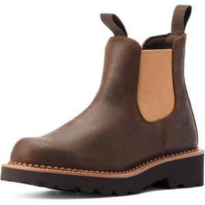 imageAriat Womens Fatbaby Twin Gore Western BootWorn Hickory