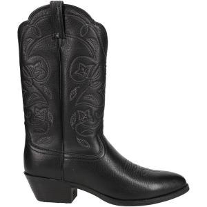 imageAriat Womens Heritage R Toe Western BootBlack