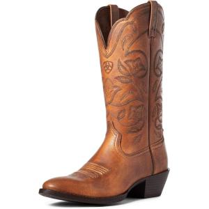imageAriat Womens Heritage R Toe Western BootCopper Brown