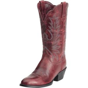 imageAriat Womens Heritage R Toe Western BootRedwood