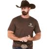 imageAriat Mens Graphic TShirtBrown HeatherOutline Circle