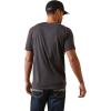imageAriat Mens Graphic TShirtCharcoal HeatherAmerican Shield
