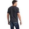 imageAriat Mens Graphic TShirtCharcoal HeatherOctane Stack