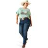 imageAriat Womens Graphic TShirtAqua Heather