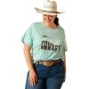 imageAriat Womens Graphic TShirtAqua Heather