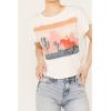 imageAriat Womens Graphic TShirtCloud DancerLace Graphic