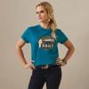imageAriat Womens Graphic TShirtDeep LagoonHeartland Tee