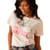 imageAriat Womens Graphic TShirtPink Heather