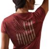 imageAriat Womens Graphic TShirtPomegranate