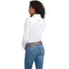 imageAriat Womens Team Kirby Stretch ShirtWhiteLeopard