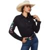 Black W/ Mexico Flag Emb