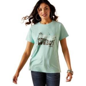 imageAriat Womens Graphic TShirtAqua Heather