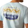 imageARIAT Mens Ogden Valley Badge TeeLight Blue