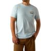 imageARIAT Mens Ogden Valley Badge TeeLight Blue