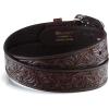 imageARIAT Womens Rhinestones Embossed Leather BeltBrown