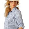 imageARIAT Womens Zephyr Stripe Venttek ShirtBlake Leopard Print