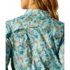imageARIAT Womens Zephyr Stripe Venttek ShirtBlue Paisley Floral