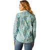 imageARIAT Womens Zephyr Stripe Venttek ShirtBlue Paisley Floral