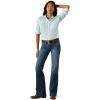 imageARIAT Womens Zephyr Stripe Venttek ShirtDeco Watercolor
