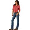 imageARIAT Womens Zephyr Stripe Venttek ShirtHolly Berry