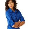 imageARIAT Womens Zephyr Stripe Venttek ShirtMazarine Blue