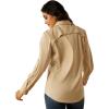 imageARIAT Womens Zephyr Stripe Venttek ShirtWhite Pepper