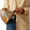 imageARIAT Womens Zephyr Stripe Venttek ShirtWhite Pepper