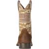 imageAriat Mens Sport Patriot Western BootBlack Deer TanBlack Camo Print