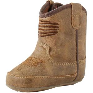 imageARIAT Lil Stompers Infant Western BootsBrown Patriot Anthem