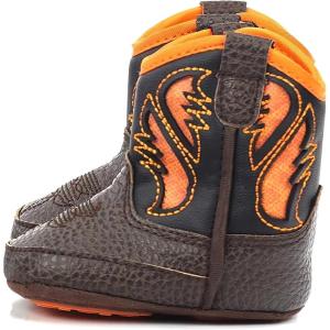 imageARIAT Lil Stompers Infant Western BootsOrangeBrown