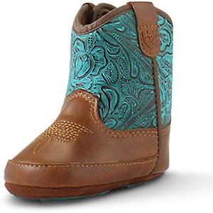 imageARIAT Lil Stompers Infant Western BootsTurquoiseBrown