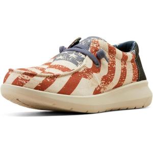 imageARIAT Mens Hilo LoaferCharcoalAmerican Flag Print