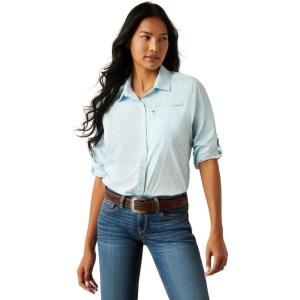 imageARIAT Womens Zephyr Stripe Venttek ShirtDeco Watercolor